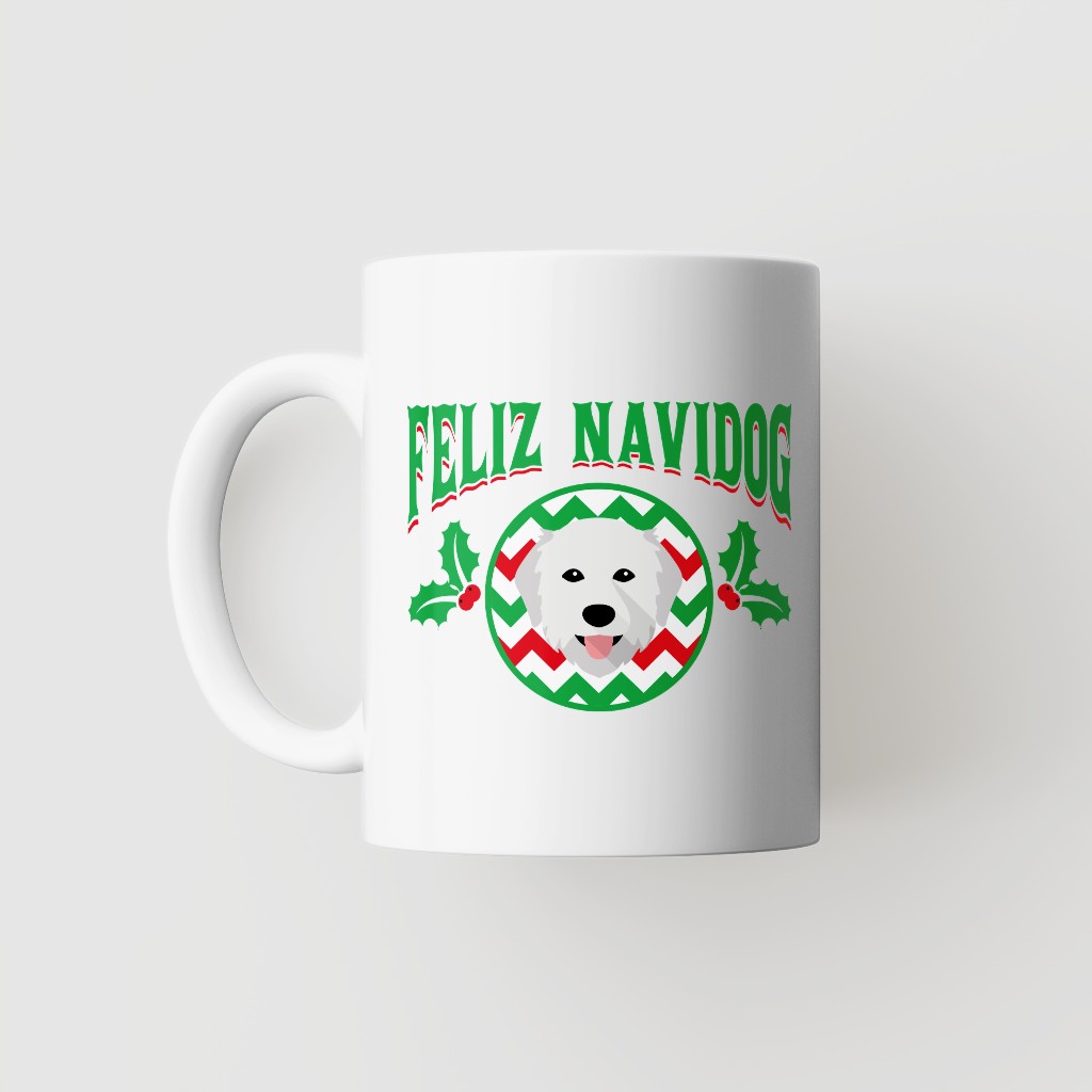 Feliz Navidog: Personalised {breedFullName} Mug