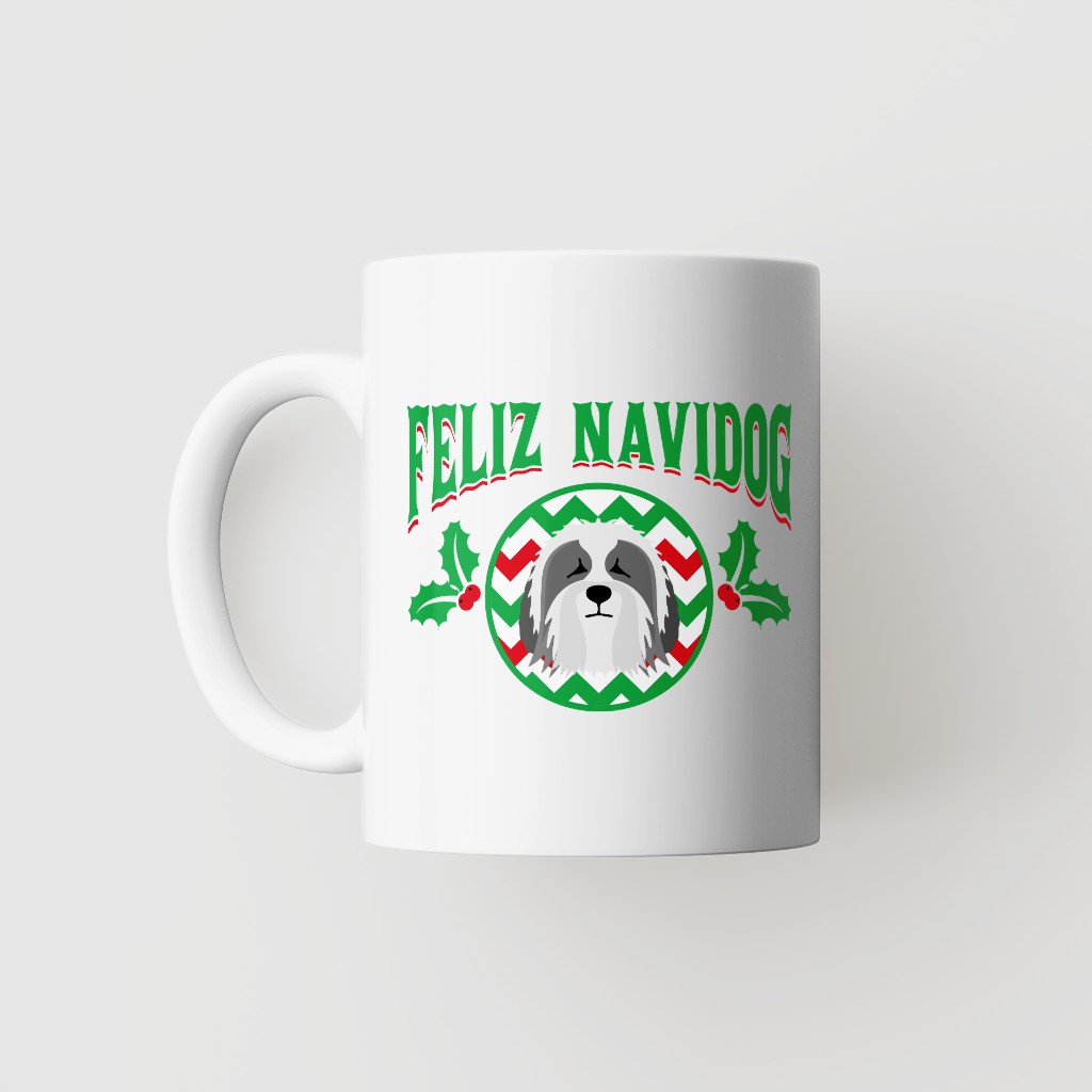 Feliz Navidog: Personalized {breedFullName} Mug
