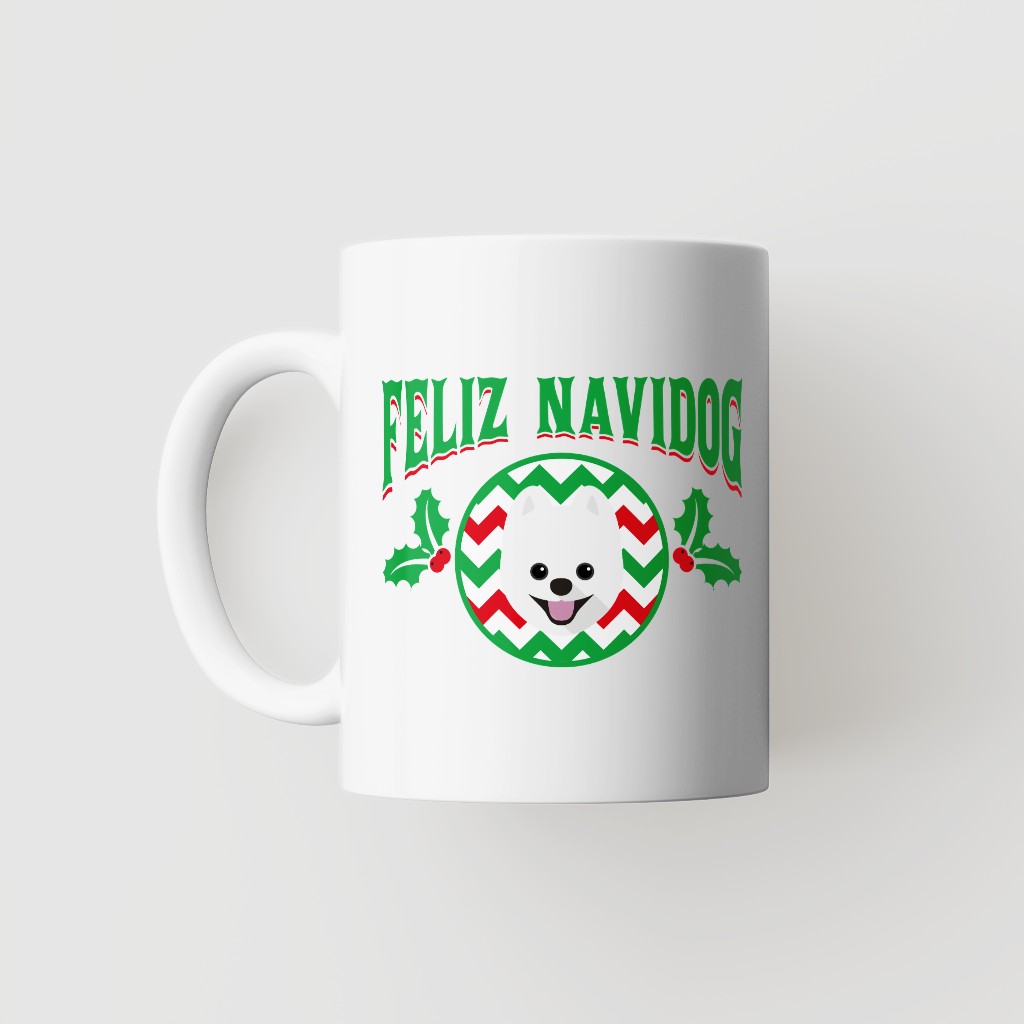 Feliz Navidog: Personalised {breedFullName} Mug