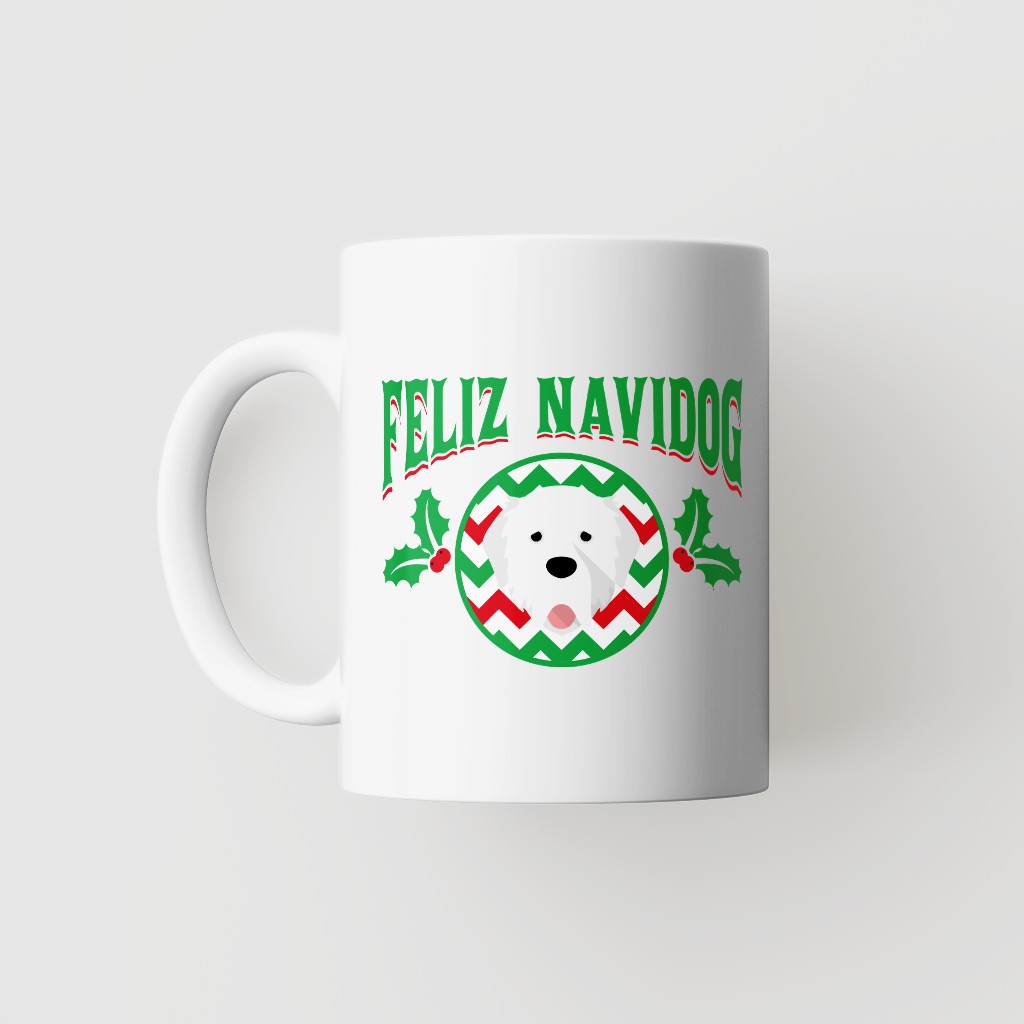 Feliz Navidog: Personalised {breedFullName} Mug