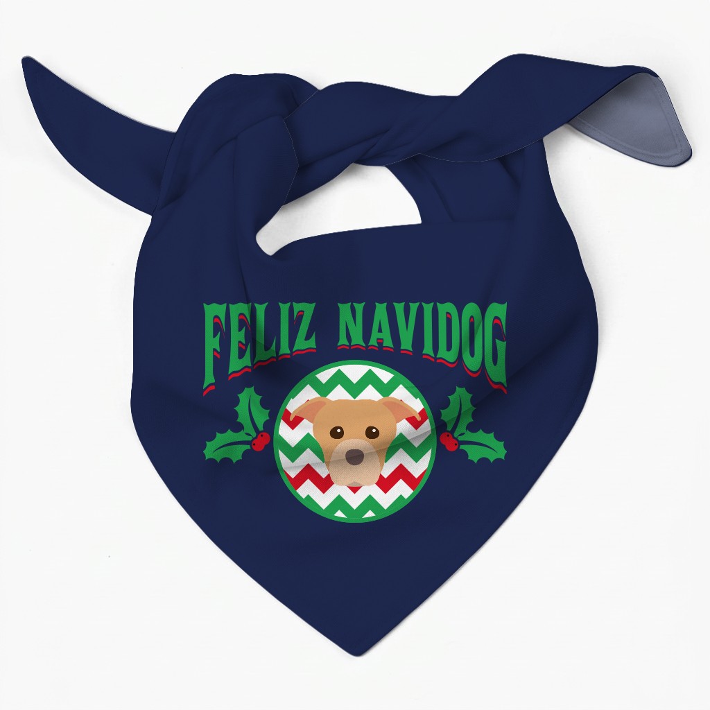Feliz Navidog: Personalised {breedFullName} Bandana