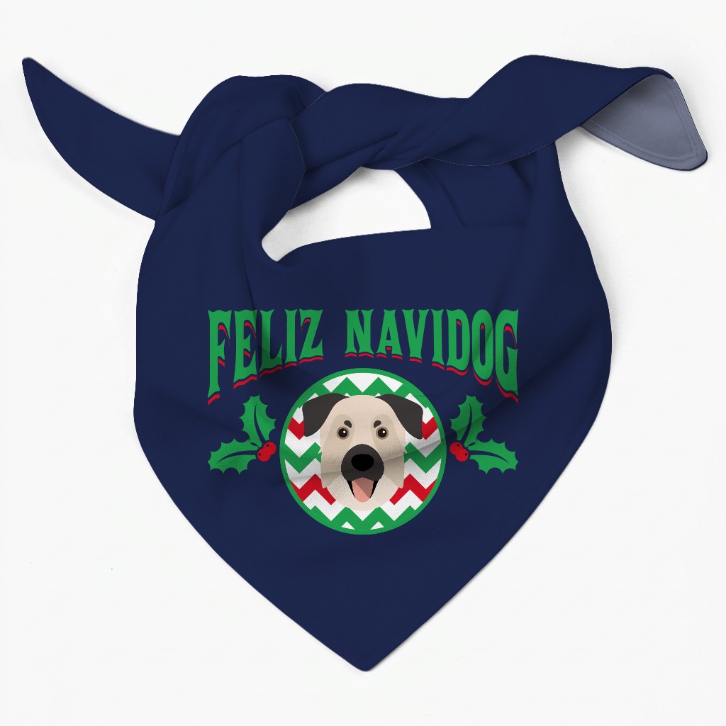 Feliz Navidog: Personalised {breedFullName} Bandana