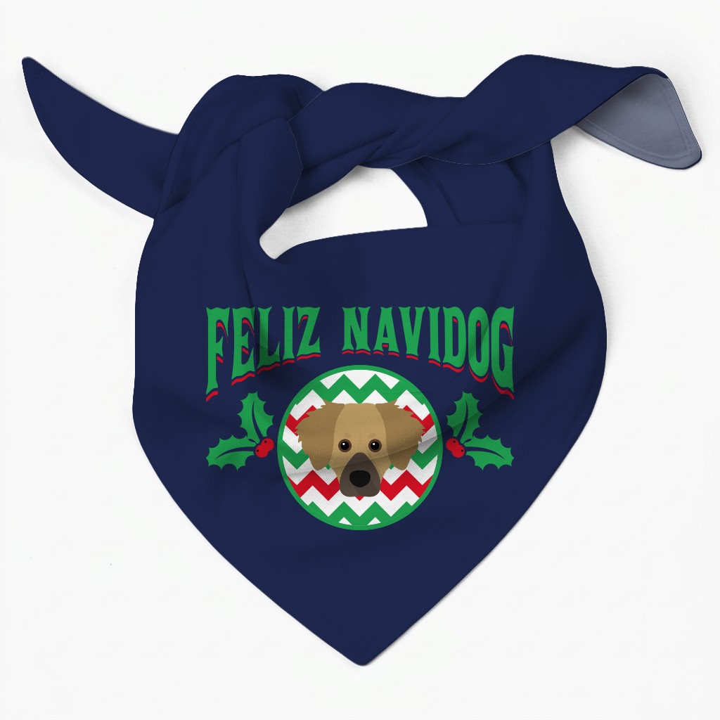 Feliz Navidog: Personalised {breedFullName} Bandana
