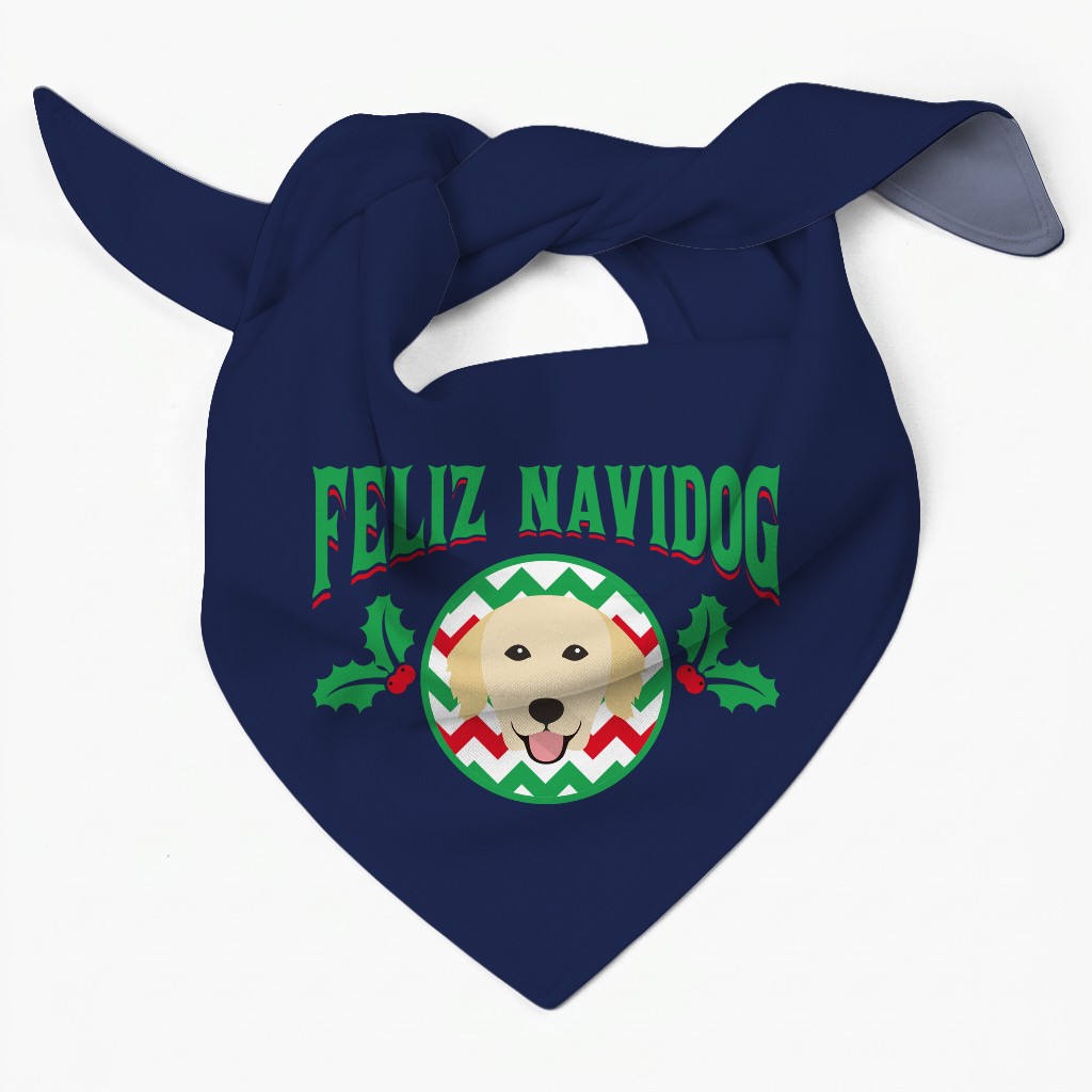 Feliz Navidog: Personalized {breedFullName} Bandana
