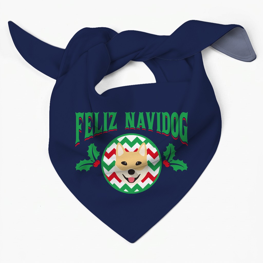 Feliz Navidog: Personalised {breedFullName} Bandana