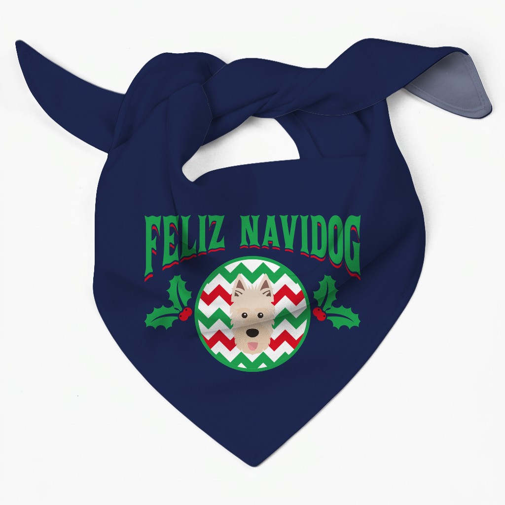 Feliz Navidog: Personalised {breedFullName} Bandana