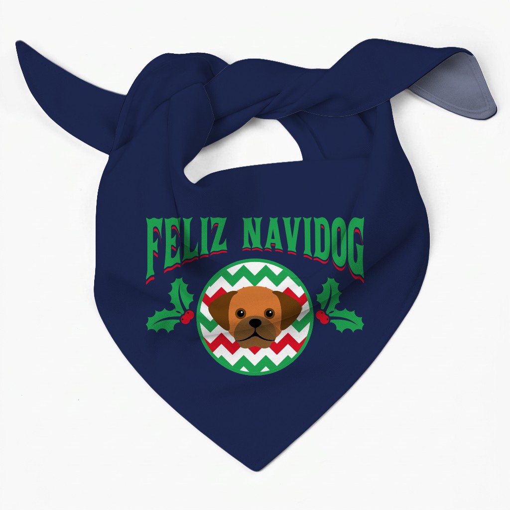 Feliz Navidog: Personalised {breedFullName} Bandana