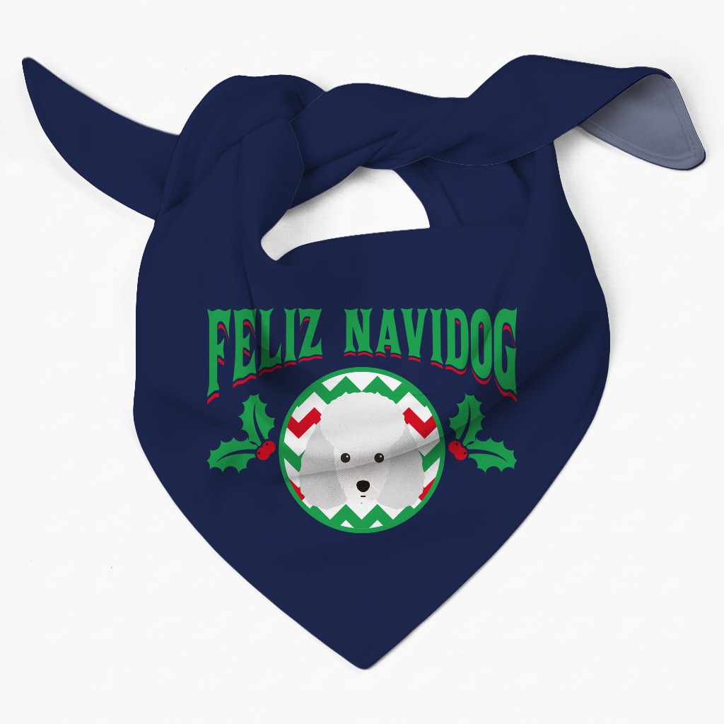 Feliz Navidog: Personalized {breedFullName} Bandana