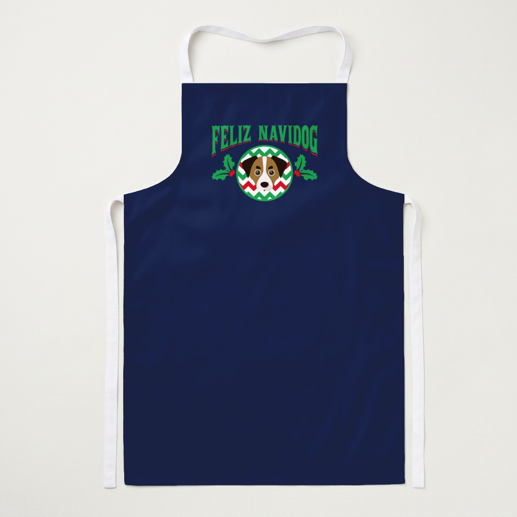 Feliz Navidog: Personalized {breedFullName} Apron