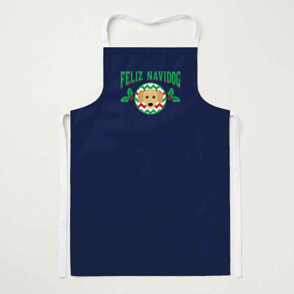 Feliz Navidog: Personalized {breedFullName} Apron