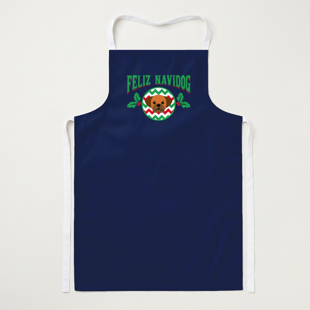 Feliz Navidog: Personalised {breedFullName} Apron