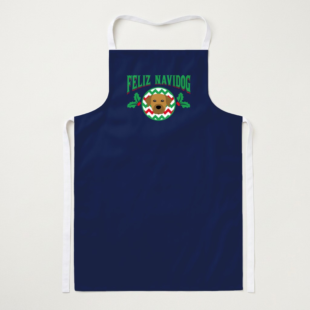 Feliz Navidog: Personalized {breedFullName} Apron