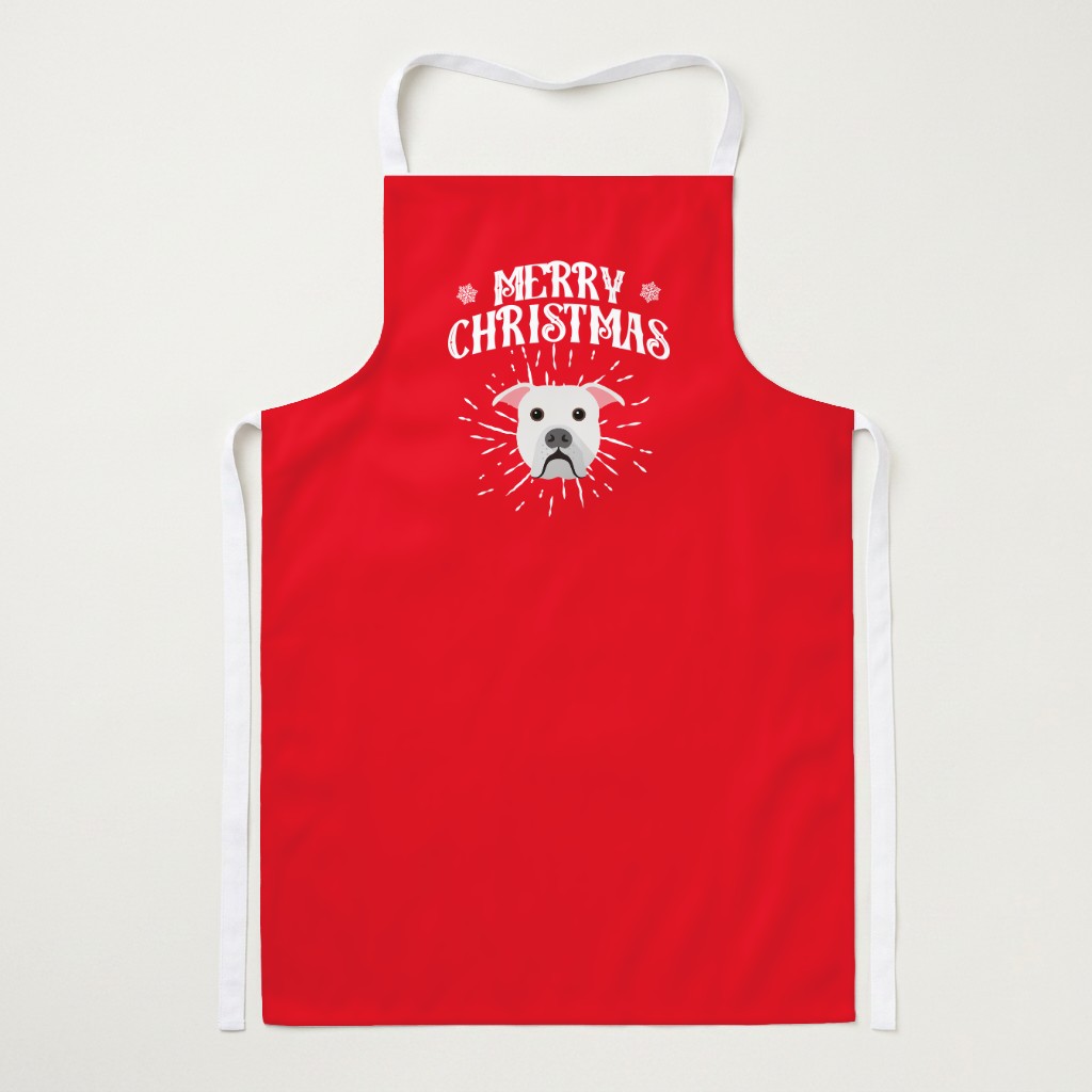 Merry Christmas: Personalized {breedFullName} Apron