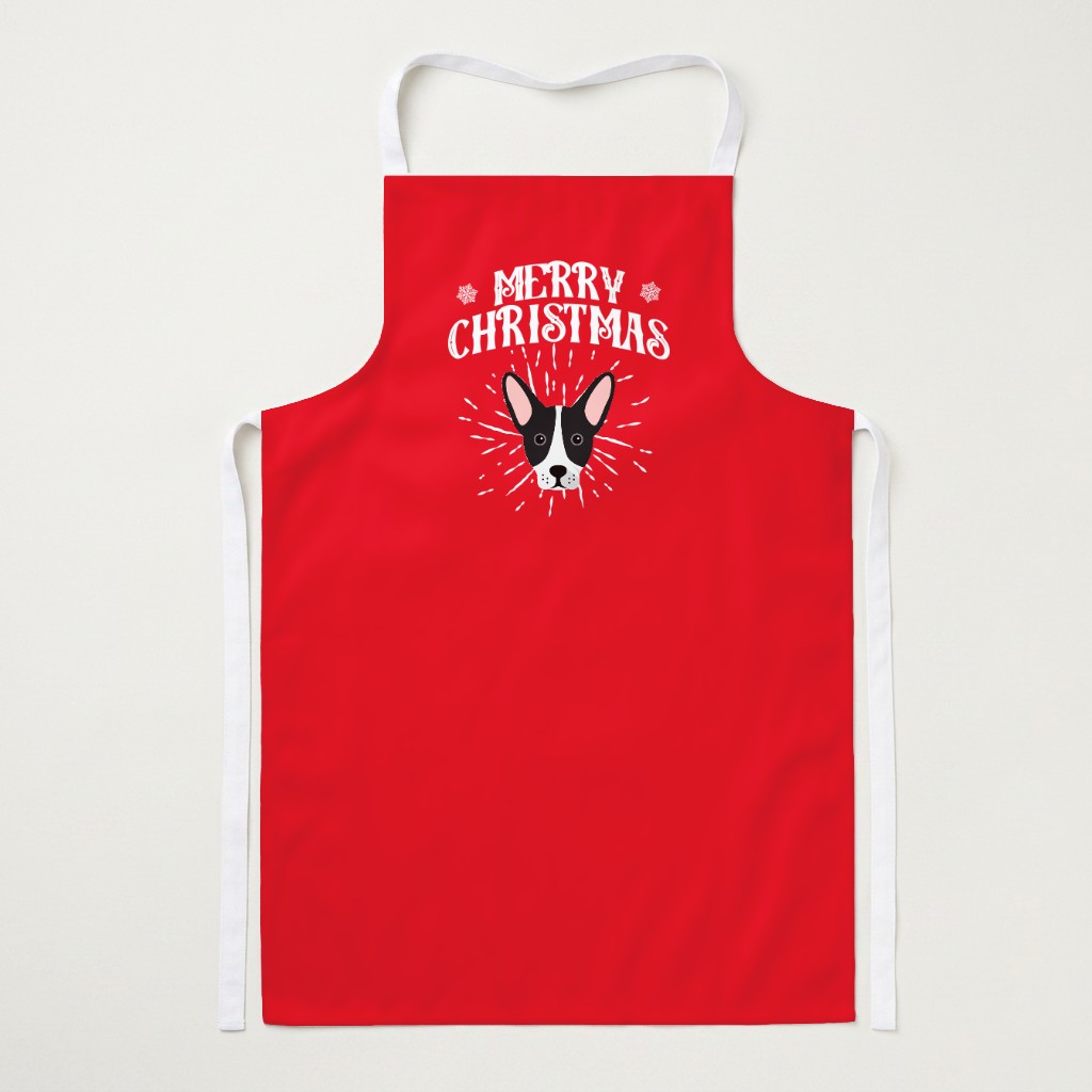 Merry Christmas: Personalised {breedFullName} Apron