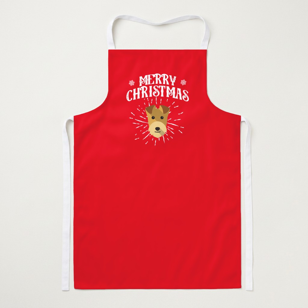 Merry Christmas: Personalised {breedFullName} Apron