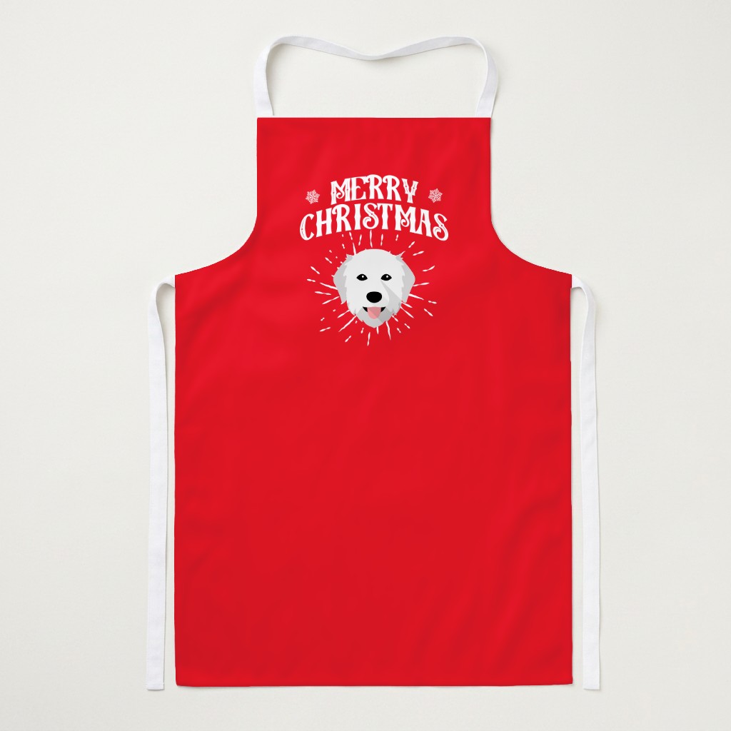 Merry Christmas: Personalised {breedFullName} Apron