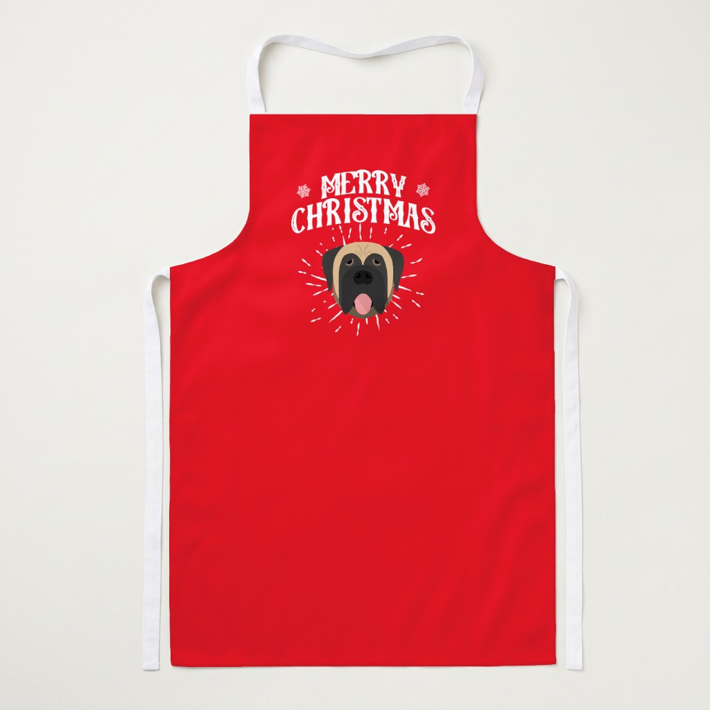 Merry Christmas: Personalised {breedFullName} Apron