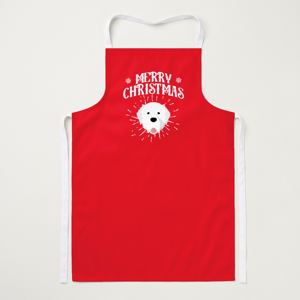 Merry Christmas: Personalised {breedFullName} Apron
