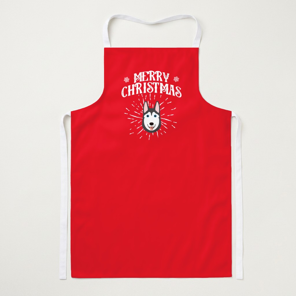 Merry Christmas: Personalised {breedFullName} Apron