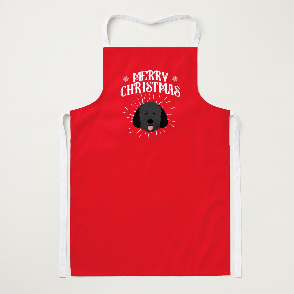 Merry Christmas: Personalised {breedFullName} Apron