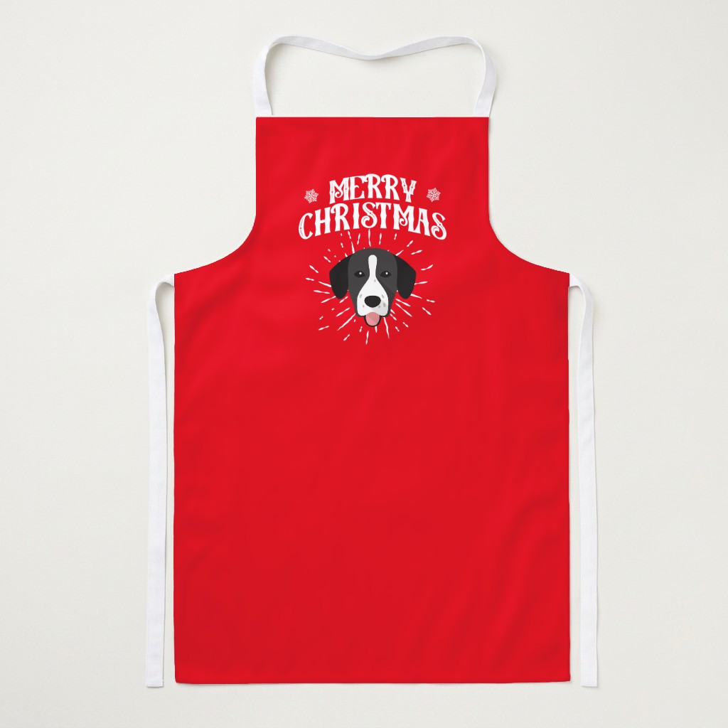 Merry Christmas: Personalized {breedFullName} Apron
