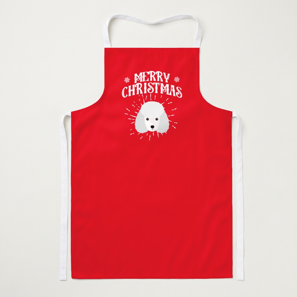 Merry Christmas: Personalized {breedFullName} Apron