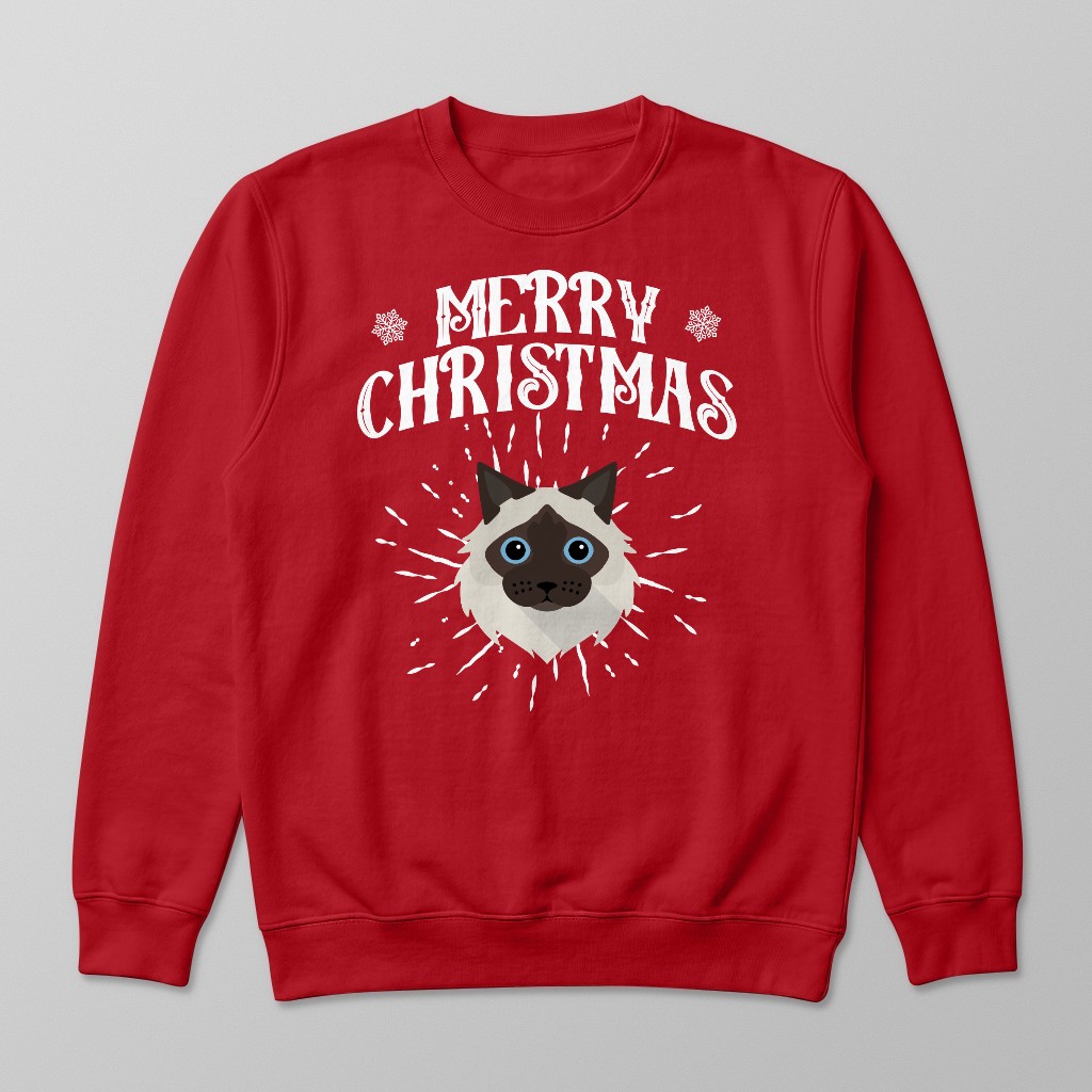 Merry Christmas: Personalised {breedFullName} Sweatshirt