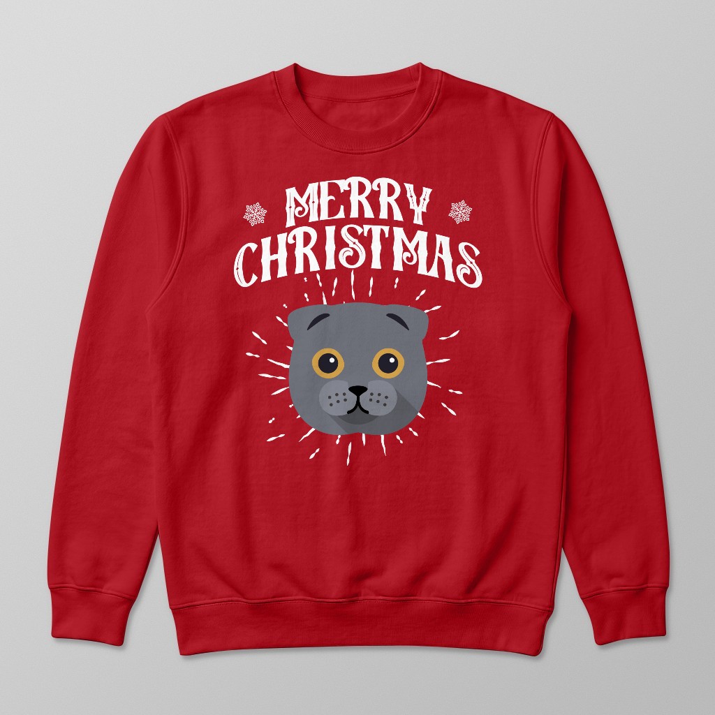 Merry Christmas: Personalised {breedFullName} Sweatshirt