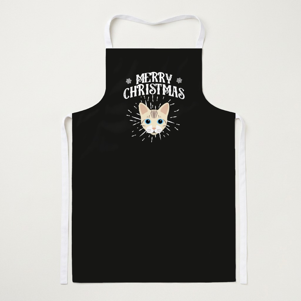Merry Christmas: Personalised {breedFullName} Apron