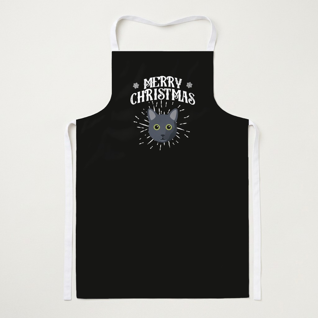 Merry Christmas: Personalized {breedFullName} Apron