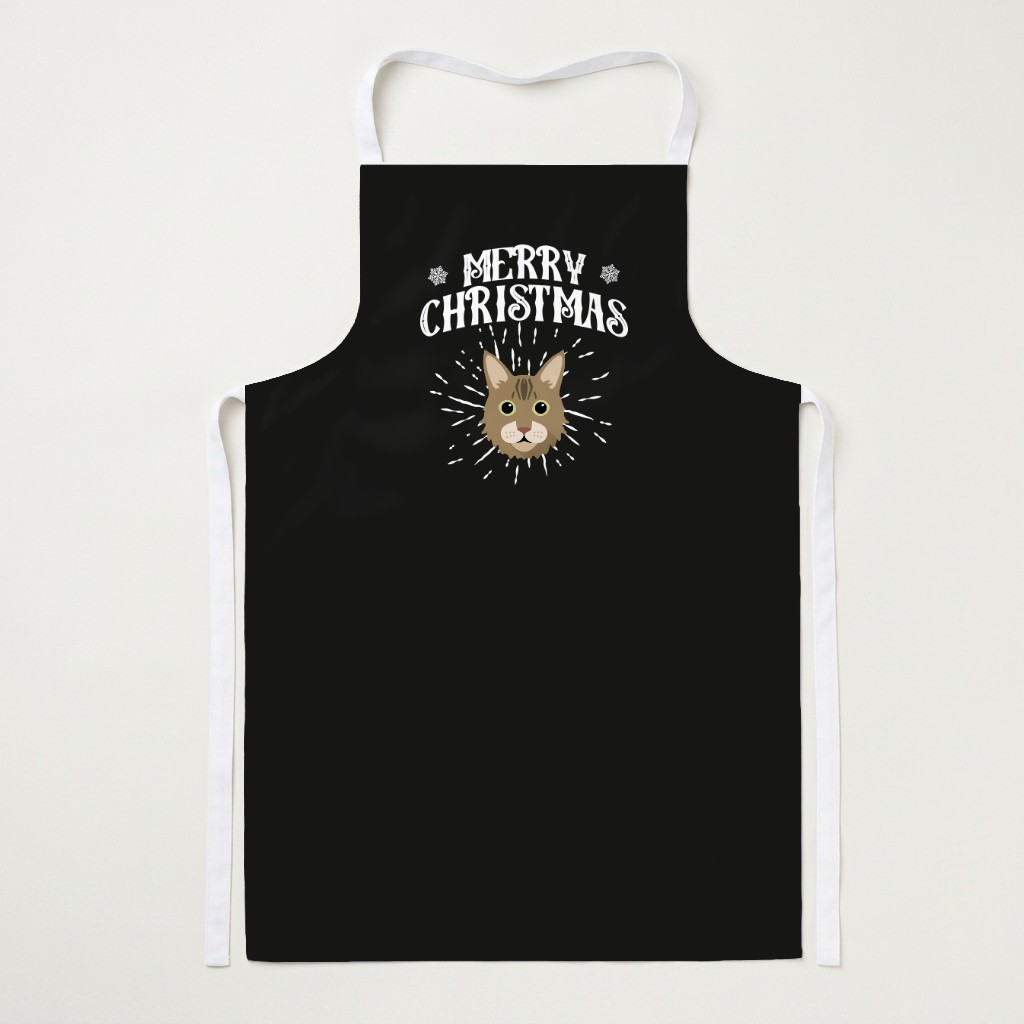 Merry Christmas: Personalized {breedFullName} Apron