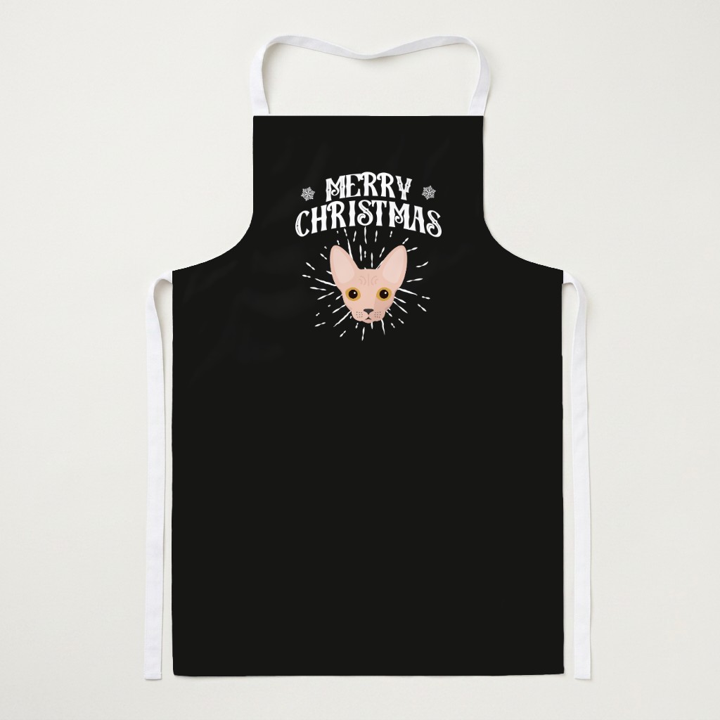 Merry Christmas: Personalized {breedFullName} Apron