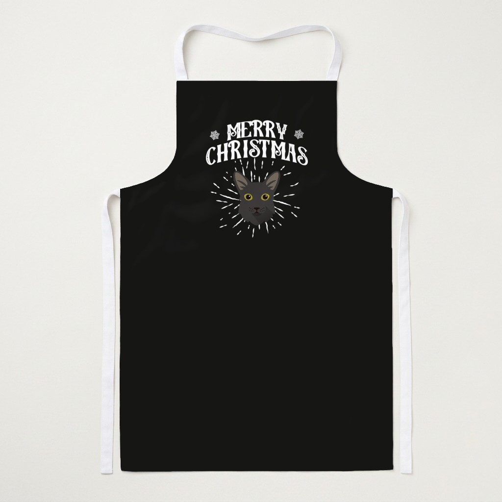 Merry Christmas: Personalized {breedFullName} Apron