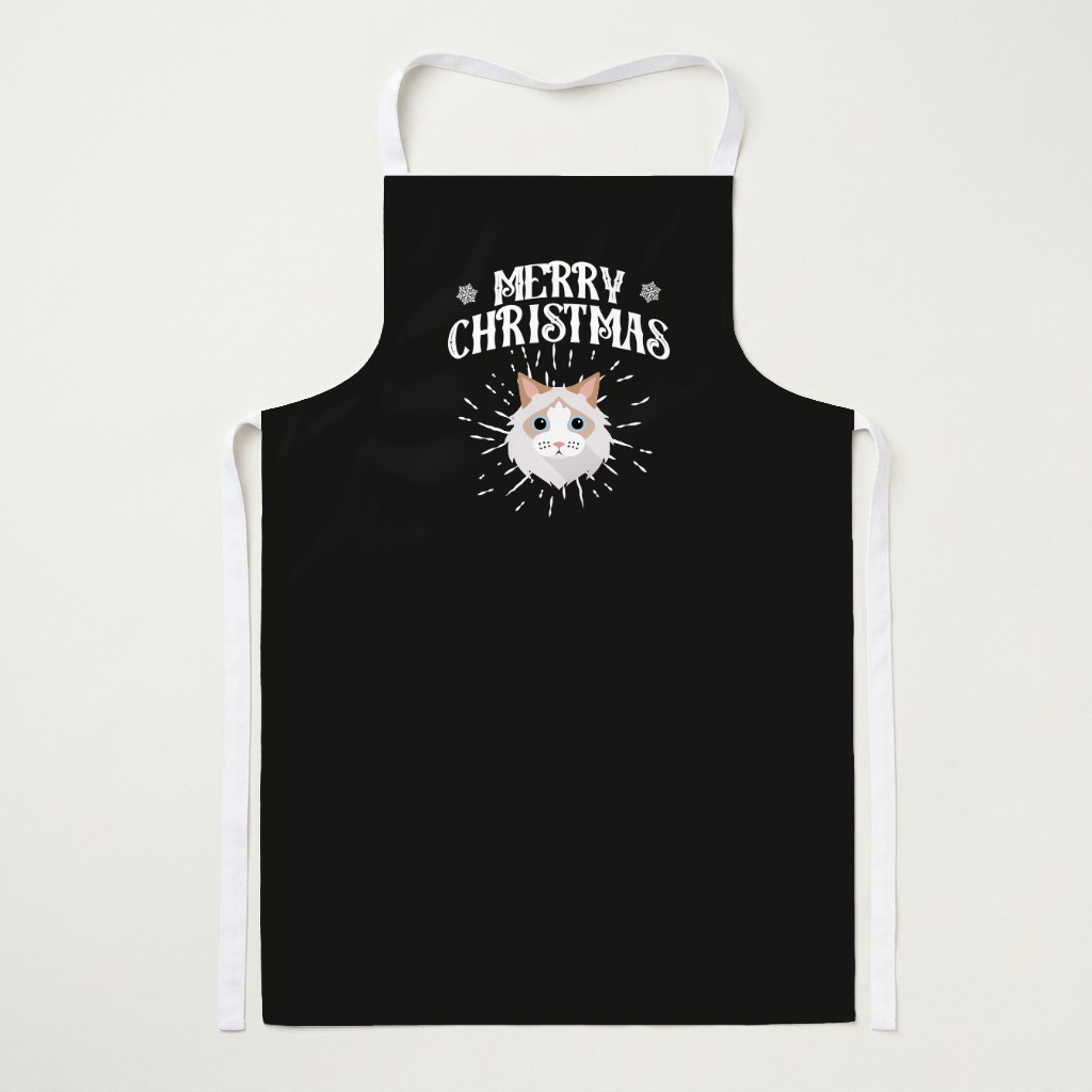 Merry Christmas: Personalised {breedFullName} Apron