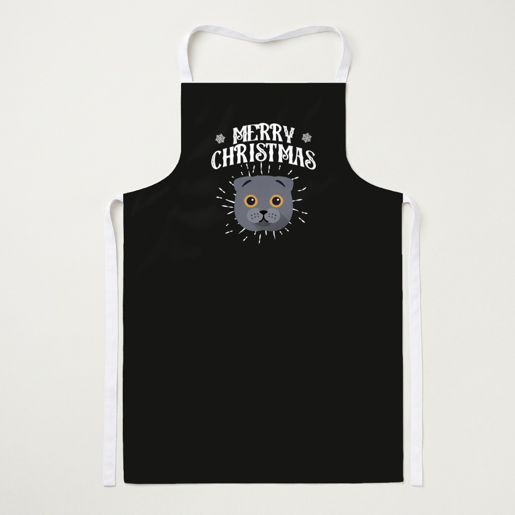 Merry Christmas: Personalised {breedFullName} Apron