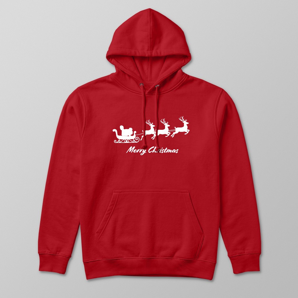 Silhouette Sleigh: Personalised {breedFullName} Hoodie
