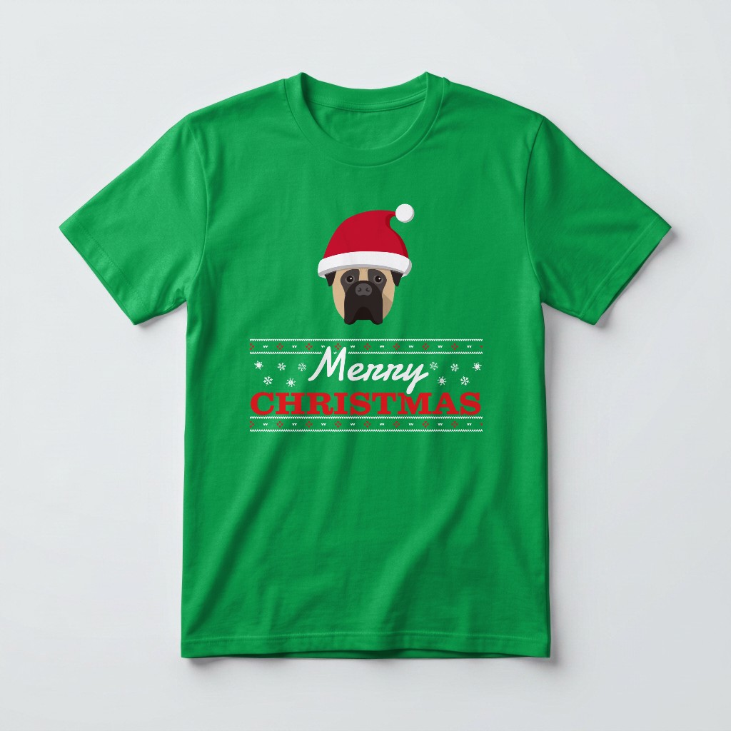 Merry Christmas Santa Hat: Personalised {breedFullName} T-Shirt