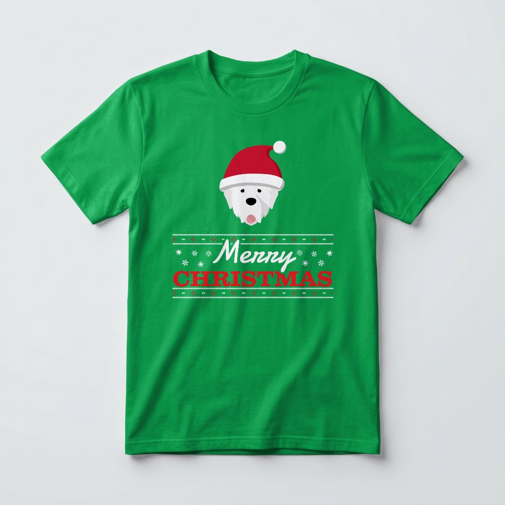 Merry Christmas Santa Hat: Personalised {breedFullName} T-Shirt