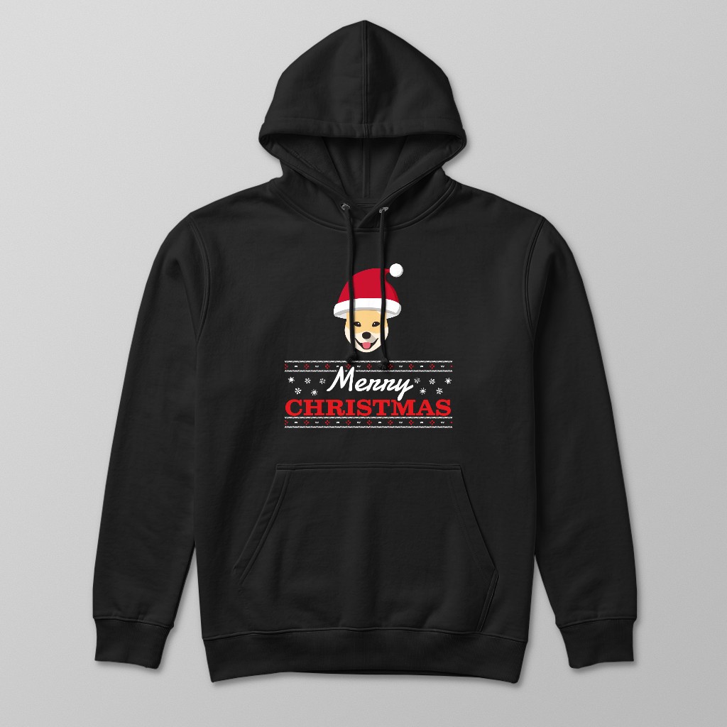 Merry Christmas Santa Hat: Personalised {breedFullName} Hoodie