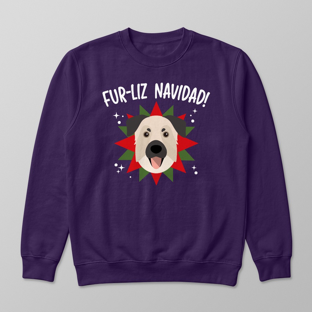 Fur-Liz Navidad: Personalised {breedFullName} Sweatshirt