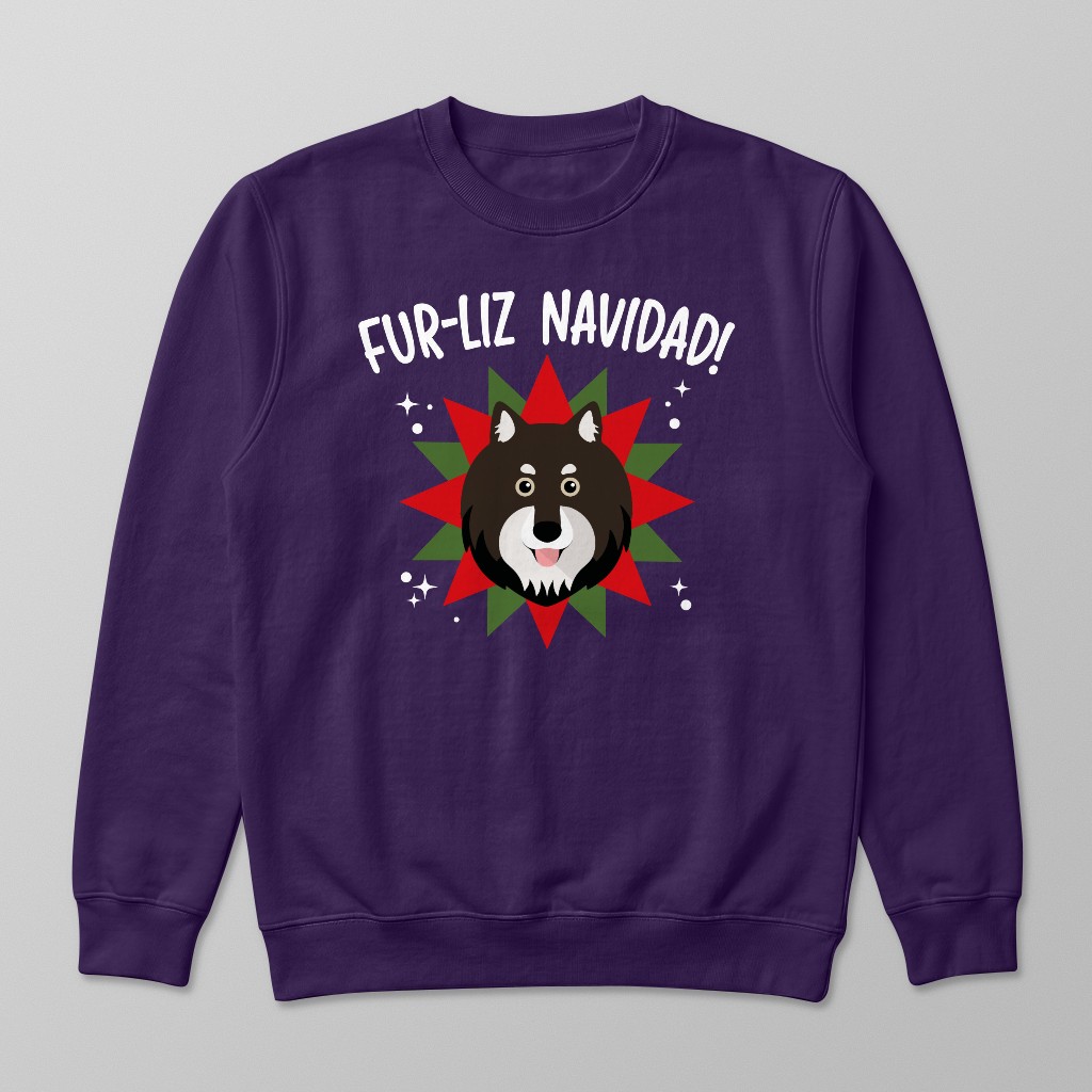 Fur-Liz Navidad: Personalised {breedFullName} Sweatshirt