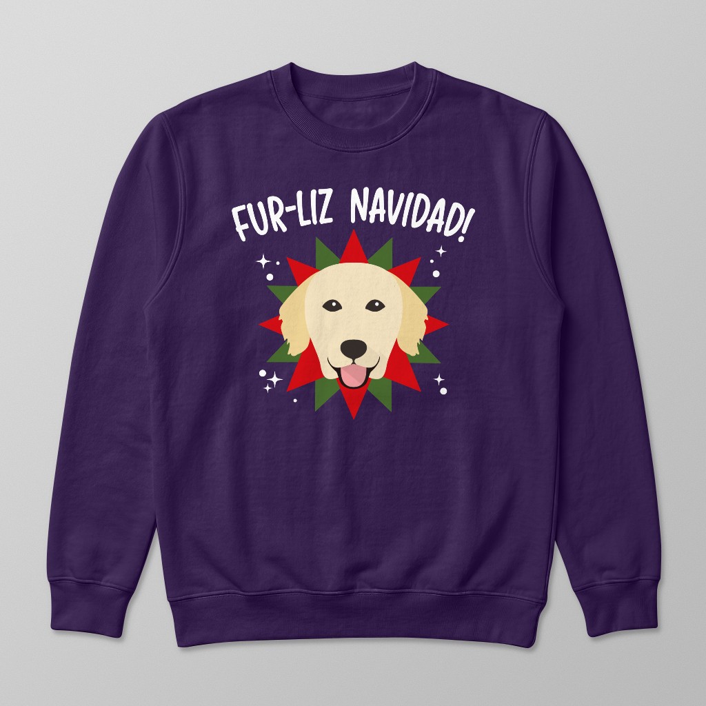 Fur-Liz Navidad: Personalized {breedFullName} Sweatshirt