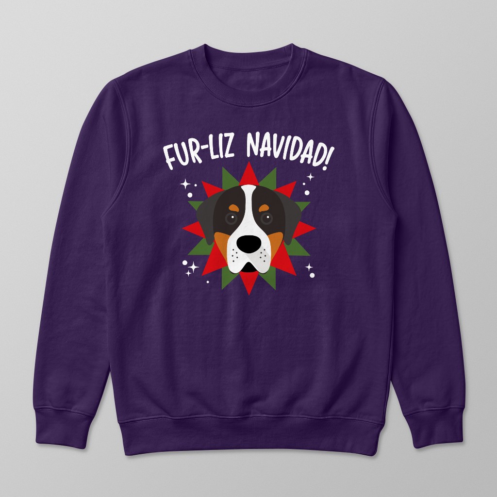 Fur-Liz Navidad: Personalised {breedFullName} Sweatshirt