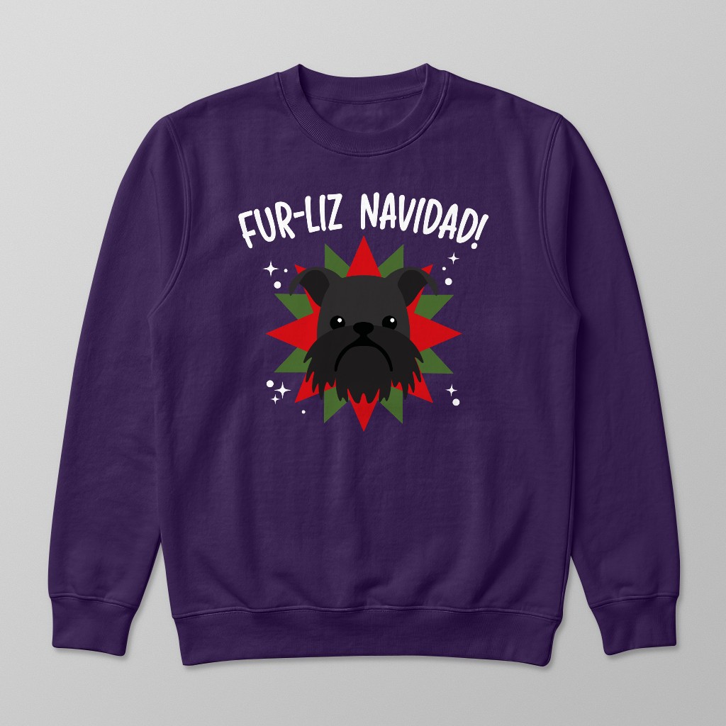 Fur-Liz Navidad: Personalised {breedFullName} Sweatshirt