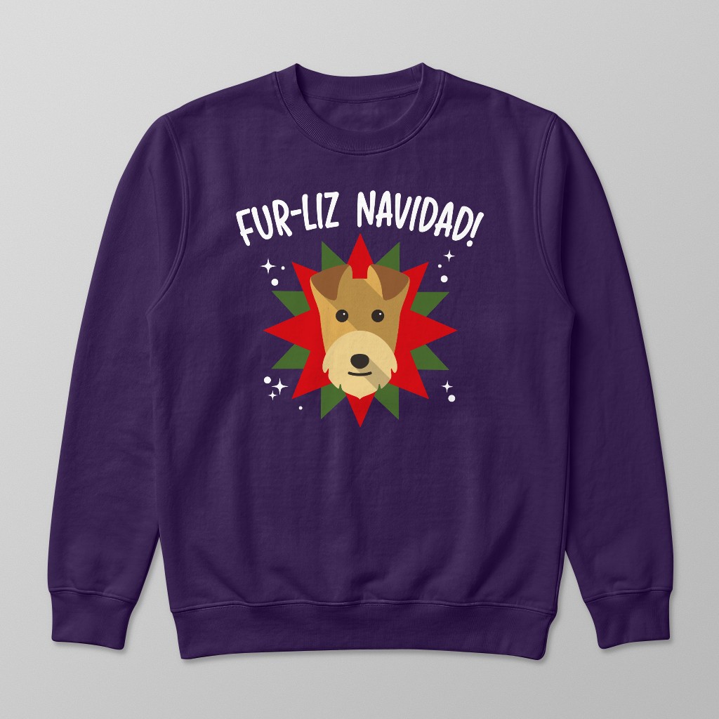 Fur-Liz Navidad: Personalised {breedFullName} Sweatshirt