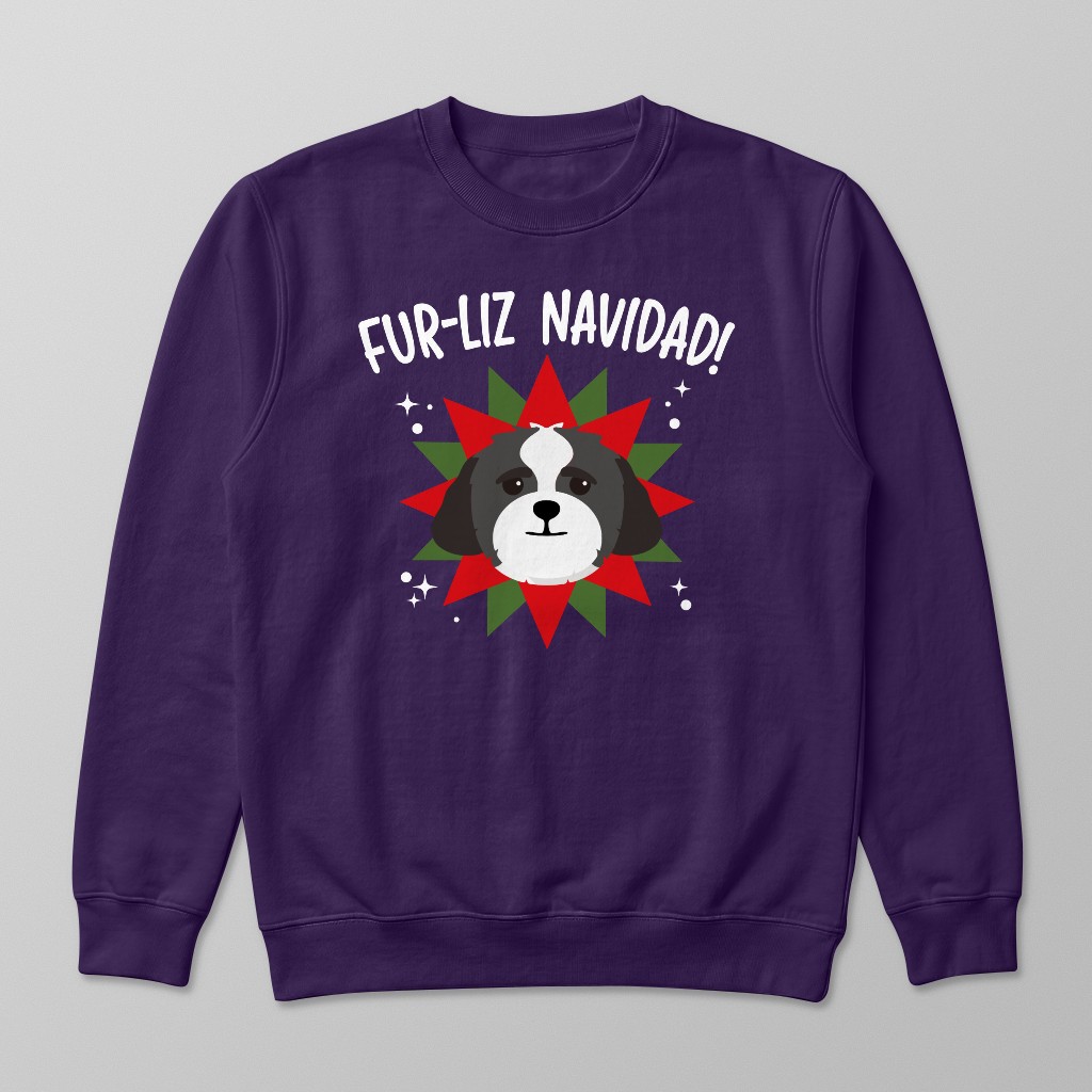 Fur-Liz Navidad: Personalised {breedFullName} Sweatshirt