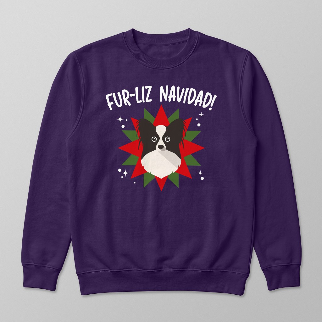 Fur-Liz Navidad: Personalised {breedFullName} Sweatshirt