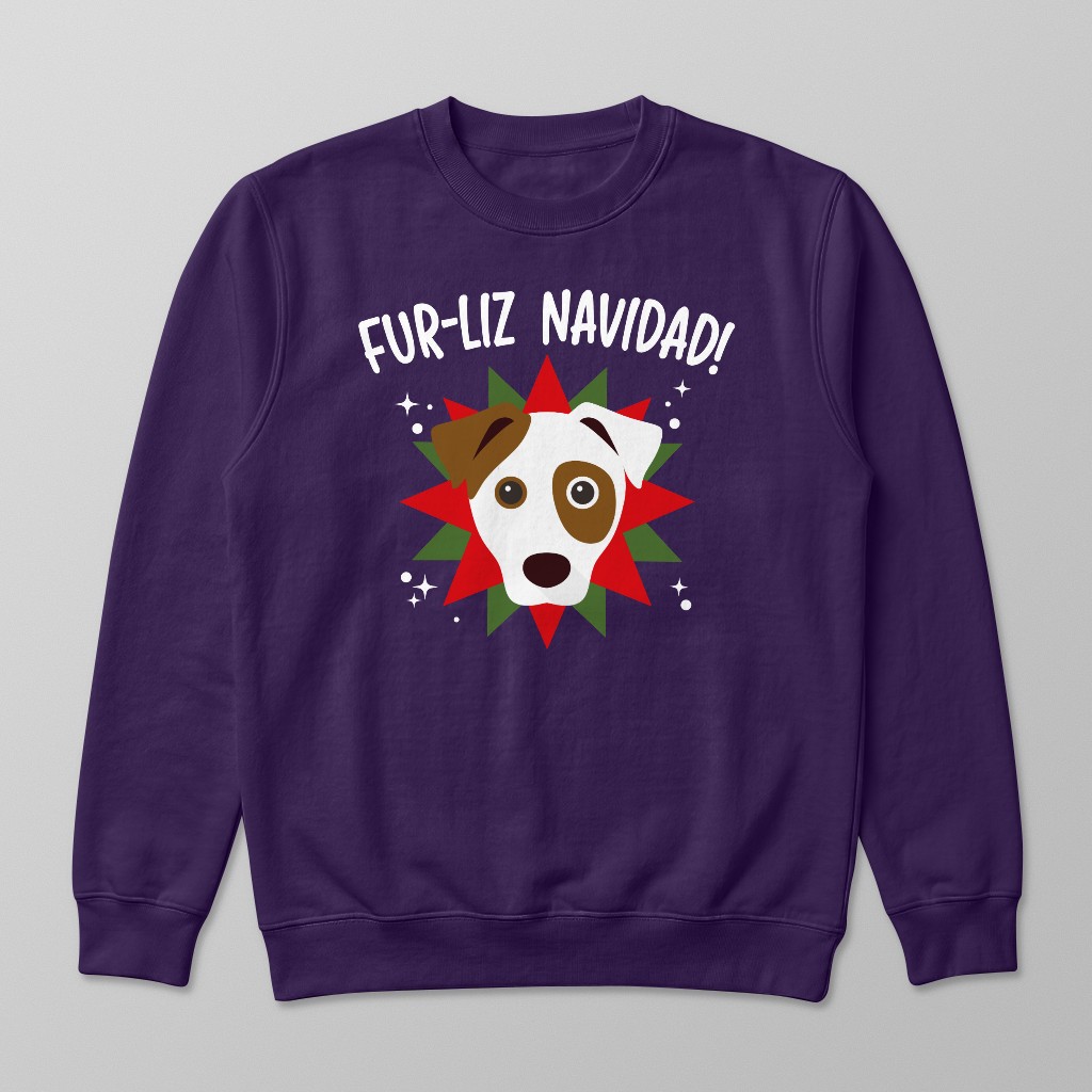 Fur-Liz Navidad: Personalised {breedFullName} Sweatshirt
