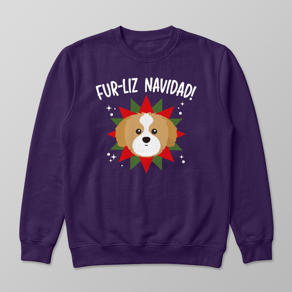 Fur-Liz Navidad: Personalised {breedFullName} Sweatshirt