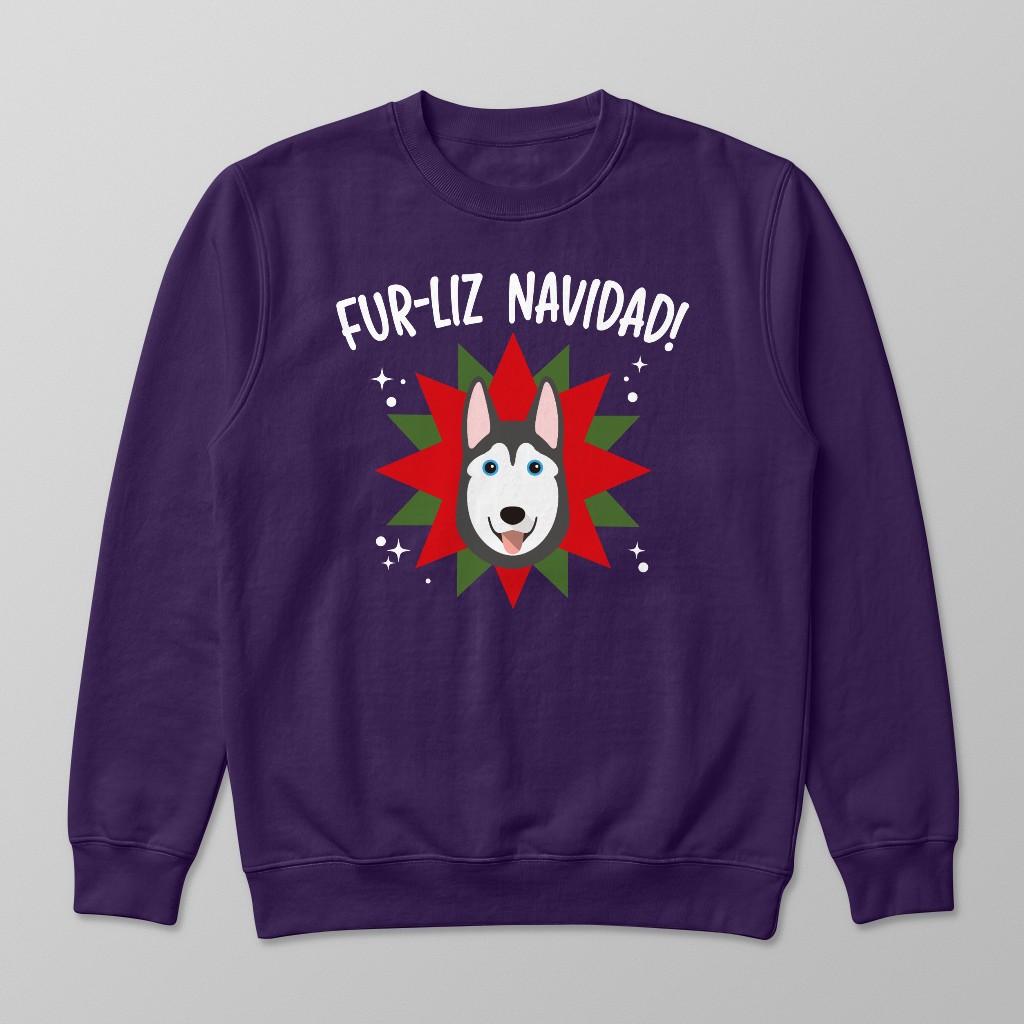 Fur-Liz Navidad: Personalised {breedFullName} Sweatshirt